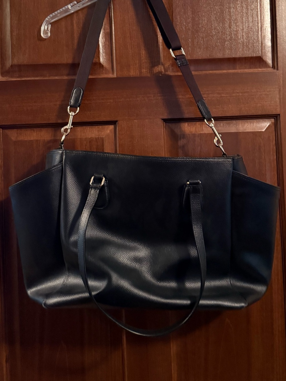 Coach Black “Baby Bag” Diaper Bag with Adjustable Strap - Picture 2 of 5